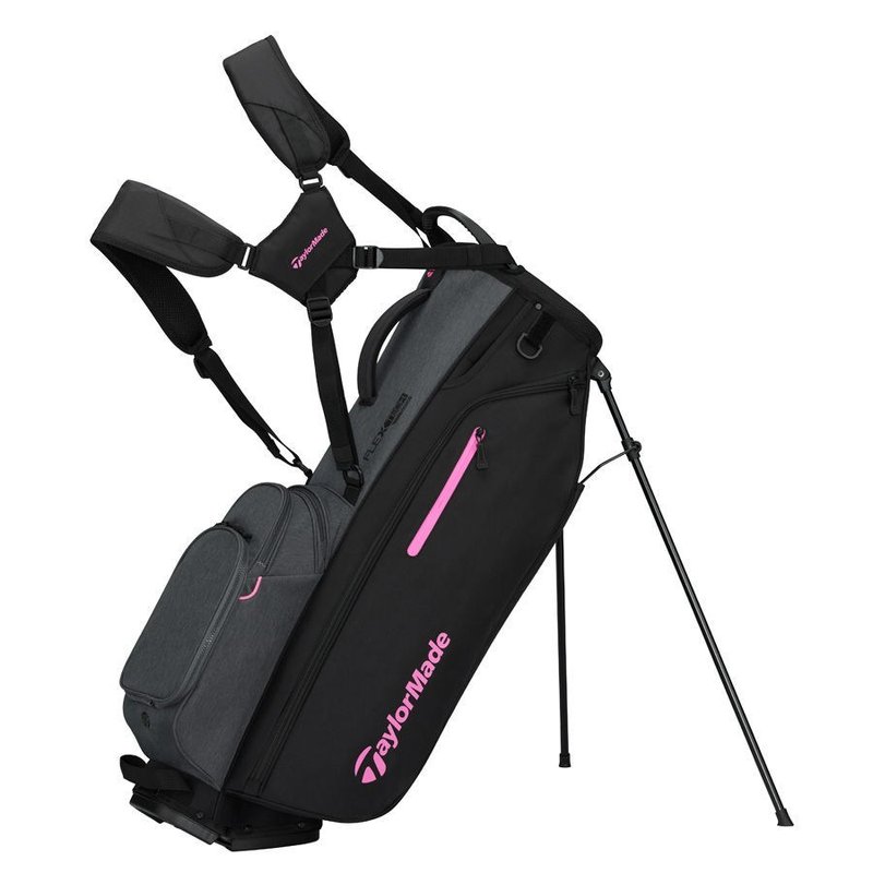 TaylorMade FlexTech Crossover stand bag, gris/rosa/negro