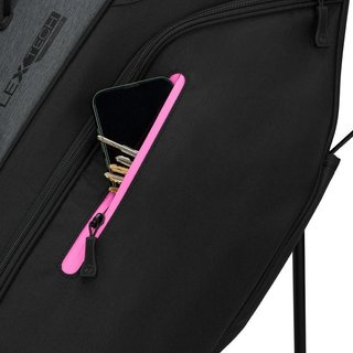 TaylorMade FlexTech Crossover stand bag, gris/rosa/negro
