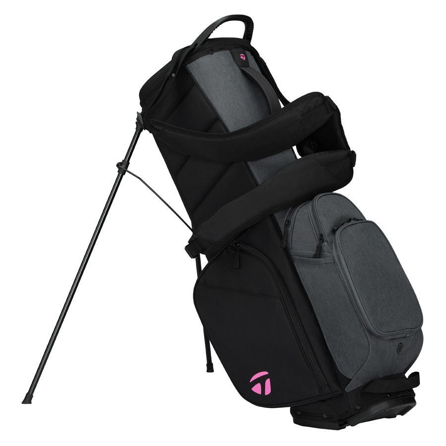 TaylorMade FlexTech Crossover stand bag, gris/rosa/negro