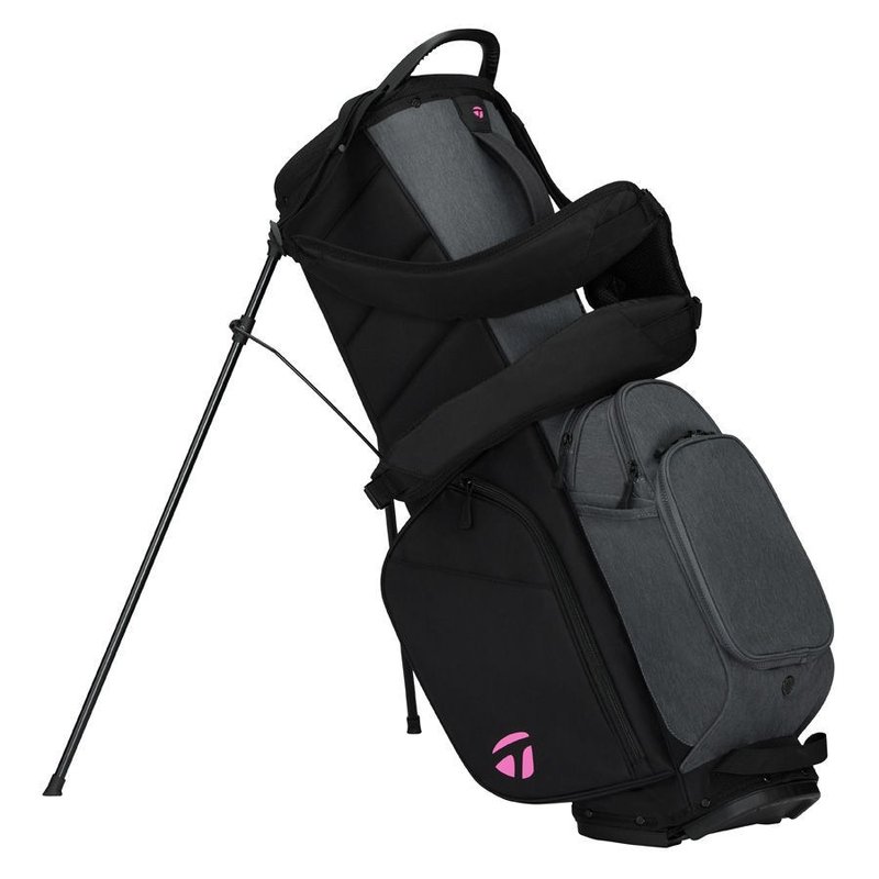 TaylorMade FlexTech Crossover stand bag, gris/rosa/negro