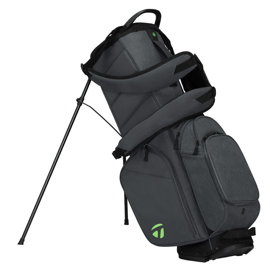 TaylorMade FlexTech Crossover stand bag, gris/verde neón