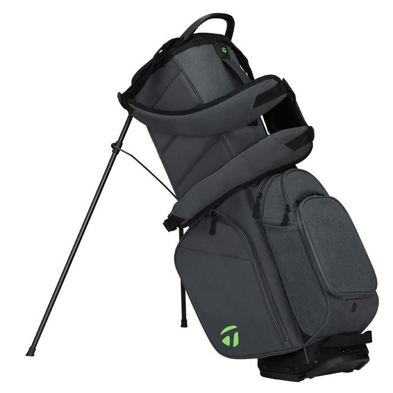 TaylorMade FlexTech Crossover stand bag, gris/verde neón