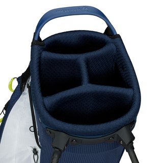 TaylorMade FlexTech Super Lite stand bag, navy/white/neon lime
