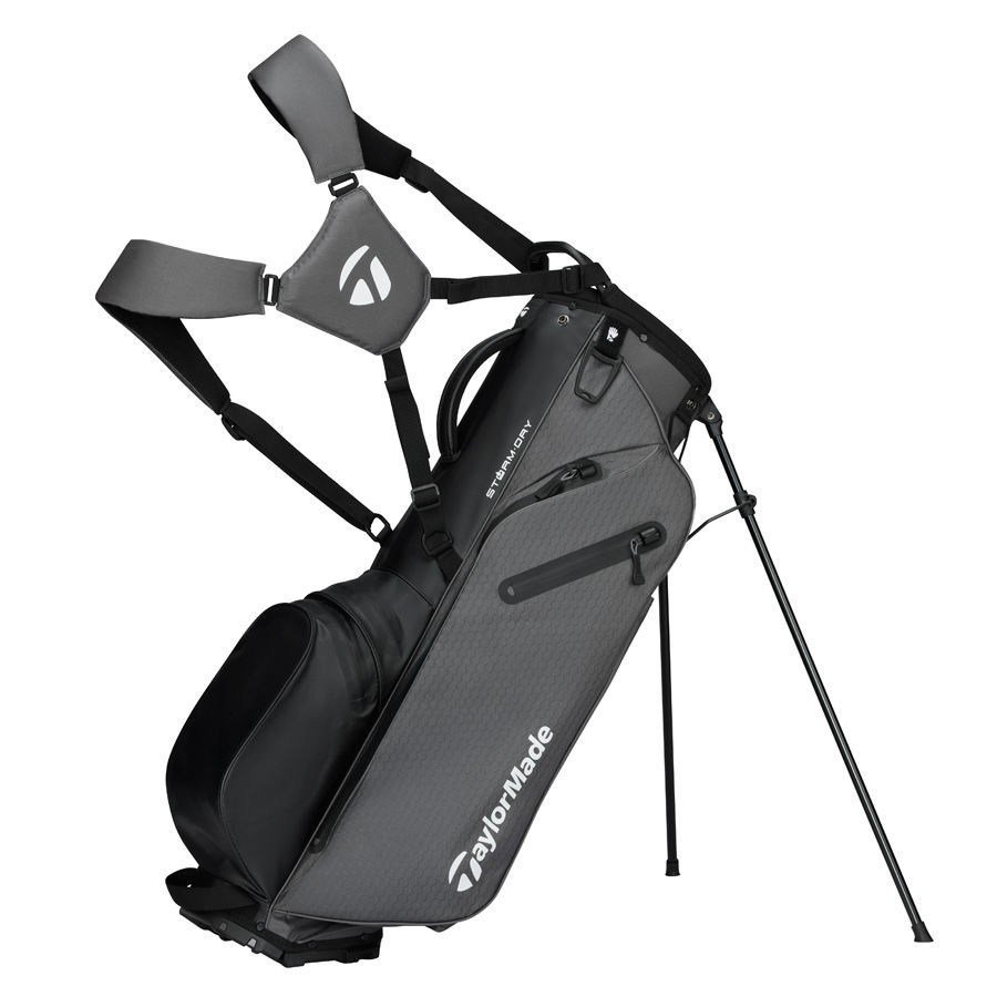 TaylorMade Storm-Dry Waterproof stand bag, gris/negro