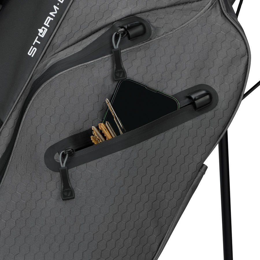 TaylorMade Storm-Dry Waterproof stand bag, gris/negro