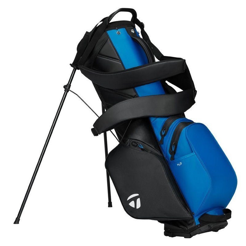 TaylorMade Storm-Dry Waterproof stand bag, negro/azul