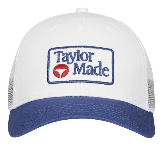 TaylorMade Radar Legacy Trucker gorra de hombre, blanco/azul marino