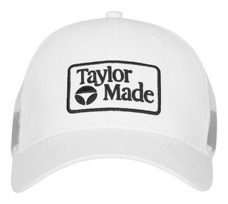TaylorMade Radar Legacy Trucker gorra de hombre, blanca