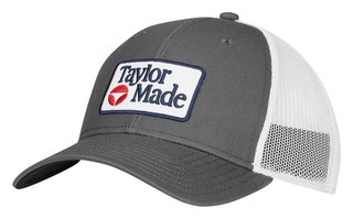 TaylorMade Radar Legacy Trucker gorra de hombre, gris/blanca