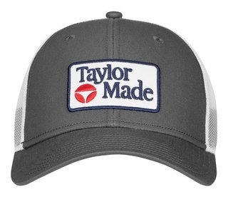 TaylorMade Radar Legacy Trucker gorra de hombre, gris/blanca
