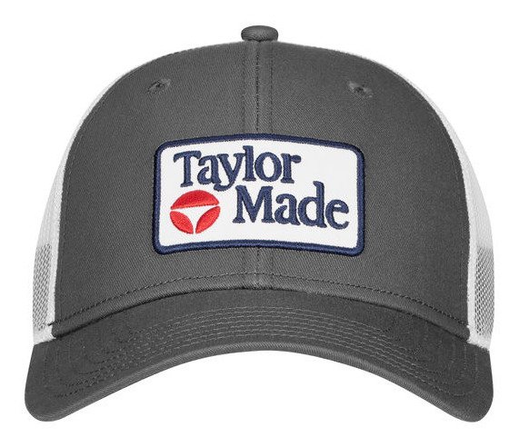 TaylorMade Radar Legacy Trucker gorra de hombre, gris/blanca