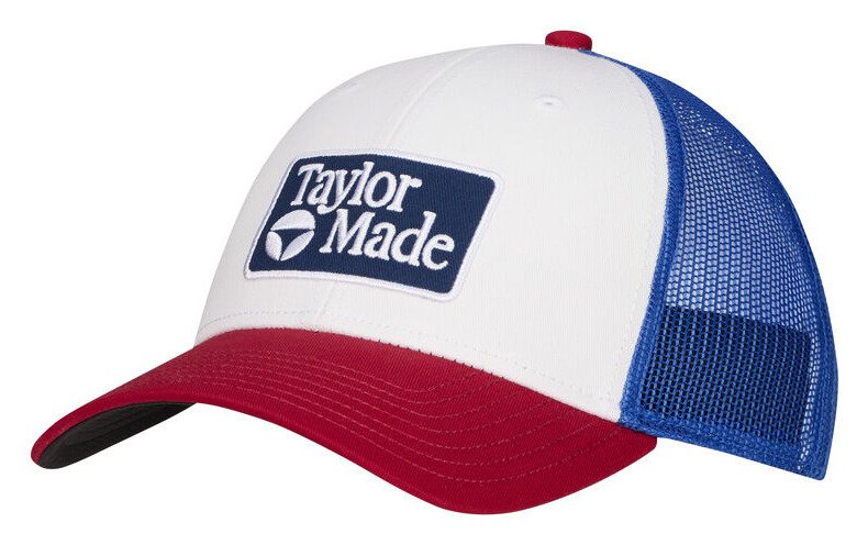 TaylorMade Radar Legacy Trucker gorra de hombre, rojo/blanco/azul