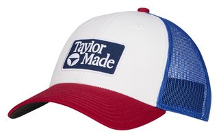 TaylorMade Radar Legacy Trucker gorra de hombre, rojo/blanco/azul