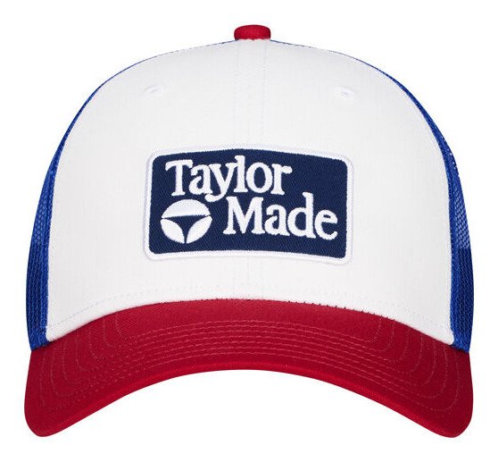 TaylorMade Radar Legacy Trucker gorra de hombre, rojo/blanco/azul