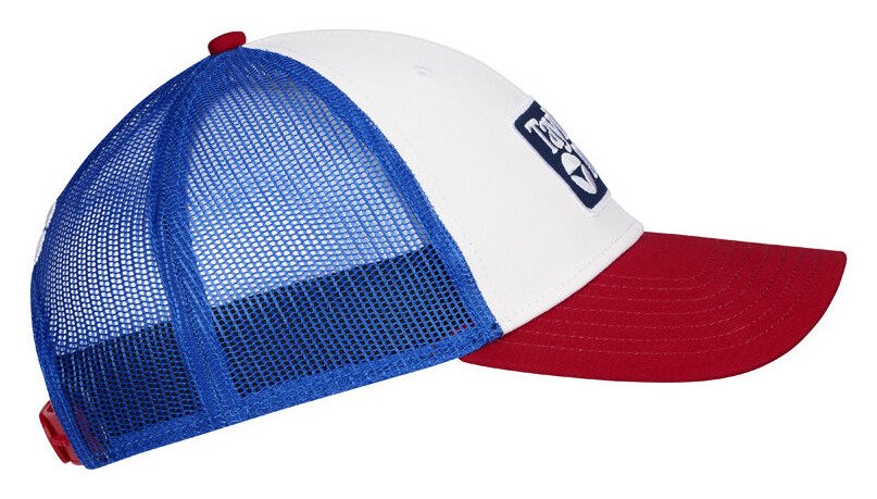 TaylorMade Radar Legacy Trucker gorra de hombre, rojo/blanco/azul