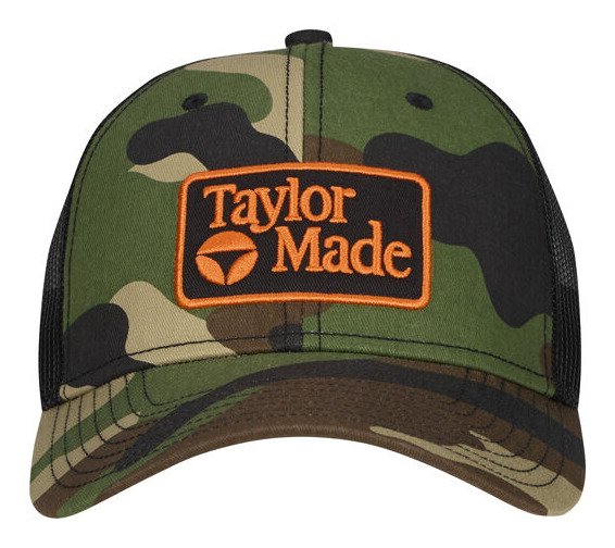 TaylorMade Radar Legacy Trucker gorra de hombre, verde camo/negro