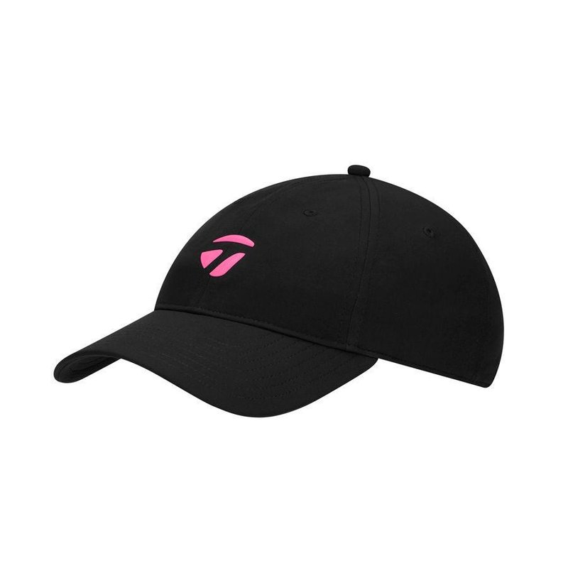 TaylorMade Hamptons gorra de mujer, negro/rosa