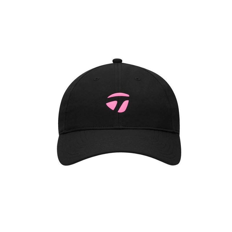TaylorMade Hamptons gorra de mujer, negro/rosa