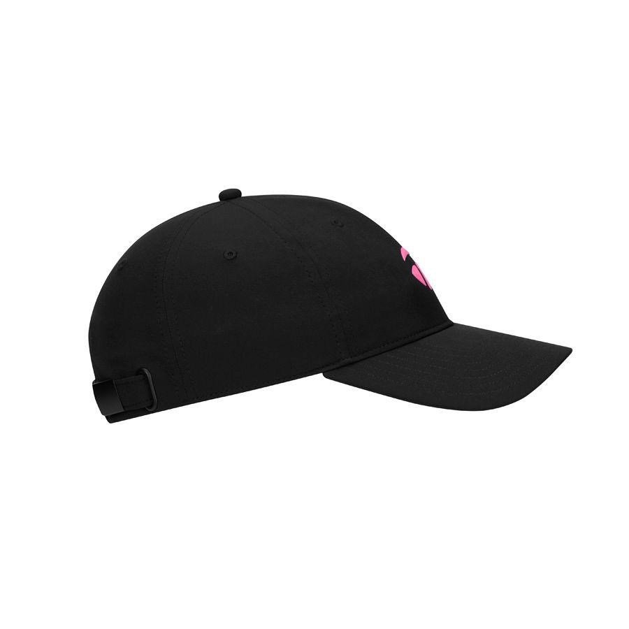 TaylorMade Hamptons gorra de mujer, negro/rosa