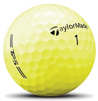 TaylorMade TP5 pelotas de golf 2026, amarillas
