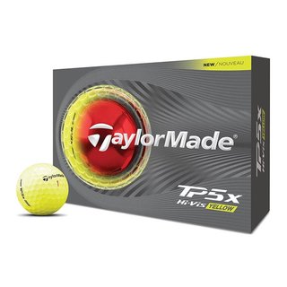 TaylorMade TP5x pelotas de golf 2026, amarillas