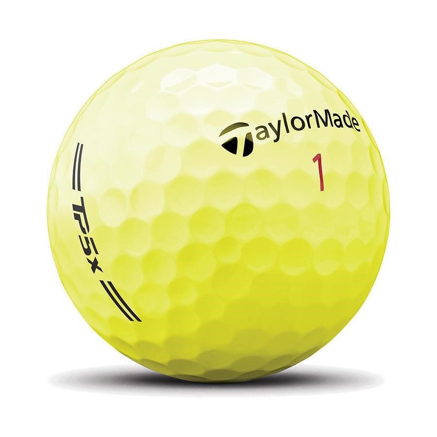 TaylorMade TP5x pelotas de golf 2026, amarillas
