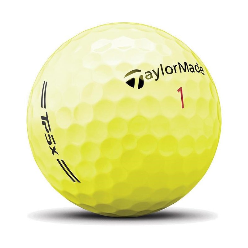 TaylorMade TP5x pelotas de golf 2026, amarillas