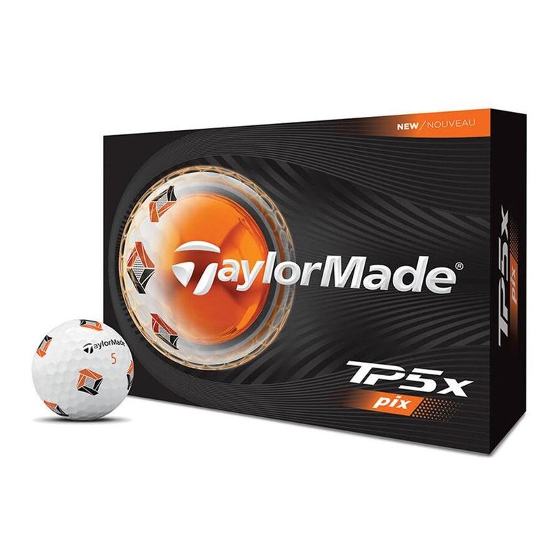 TaylorMade TP5x pix 2026 bolas de golf (12 bolas)