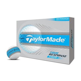 TaylorMade Tour Response Stripe pelotas de golf, azules