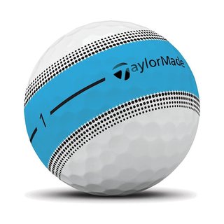 TaylorMade Tour Response Stripe pelotas de golf, azules