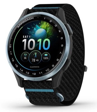 Garmin Approach J1 GPS hodinky junior, negro/azul aluminio