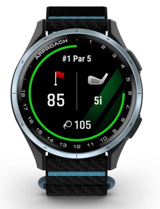 Garmin Approach J1 GPS hodinky junior, negro/azul aluminio