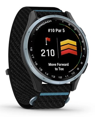 Garmin Approach J1 GPS hodinky junior, negro/azul aluminio