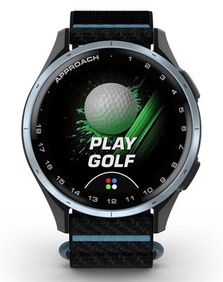 Garmin Approach J1 GPS hodinky junior, negro/azul aluminio