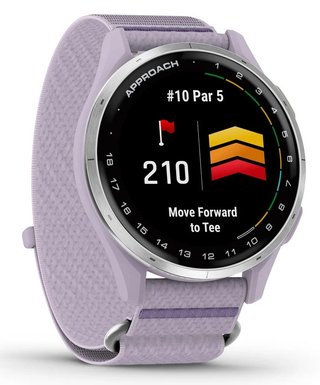 Garmin Approach J1 GPS reloj junior, lila/aluminio plateado