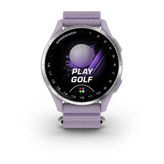 Garmin Approach J1 GPS reloj junior, lila/aluminio plateado