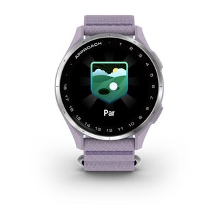 Garmin Approach J1 GPS reloj junior, lila/aluminio plateado