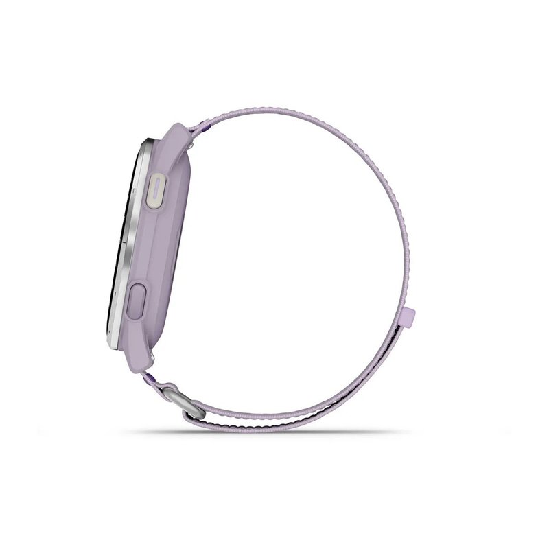 Garmin Approach J1 GPS reloj junior, lila/aluminio plateado