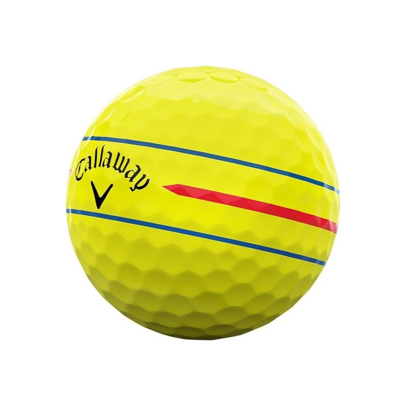 Callaway Chrome Soft 26 360 Triple Track pelotas de golf, amarillas