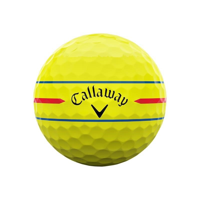Callaway Chrome Soft 26 360 Triple Track pelotas de golf, amarillas