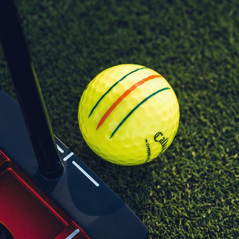 Callaway Chrome Tour Triple Track pelotas de golf, amarillas