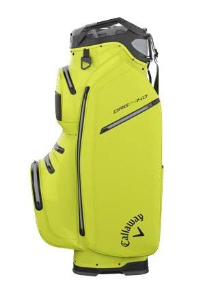 Callaway ORG 14 HD cart bag, amarillo fluorescente