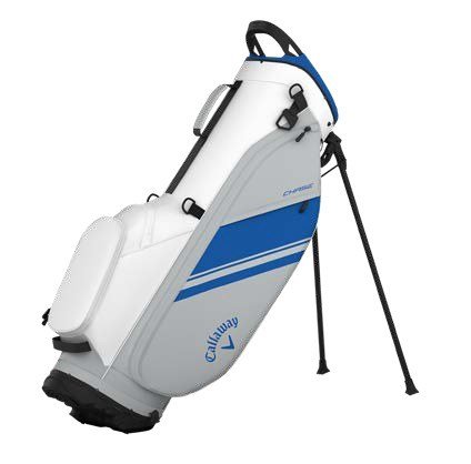 Callaway Chase stand bag, blanco/plata/royal