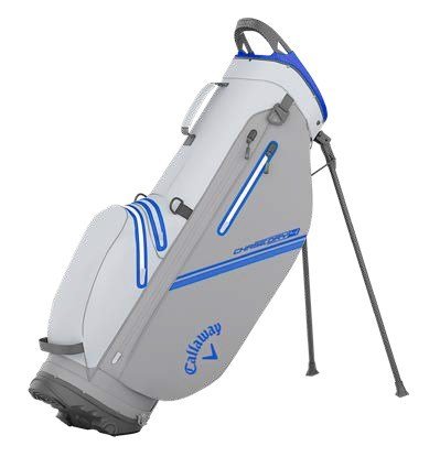 Callaway Chase Dry stand bag, blanco/plata/royal