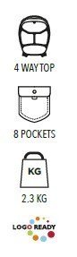 Callaway Fairway C stand bag, silver/neptune