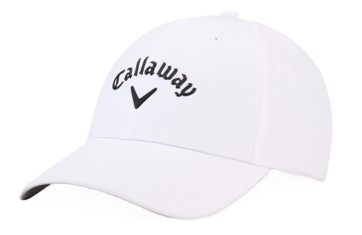 Callaway Liquid Metal gorra, blanca/negra