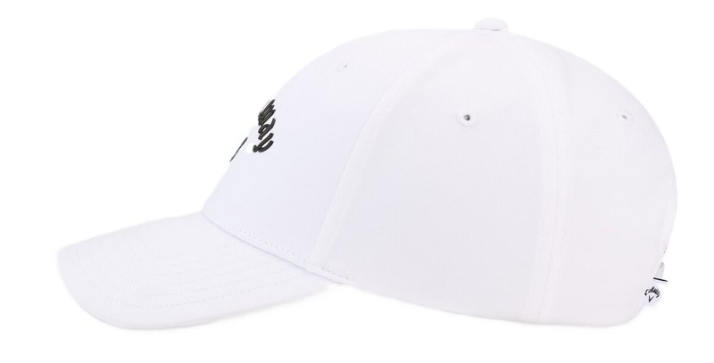 Callaway Liquid Metal gorra, blanca/negra