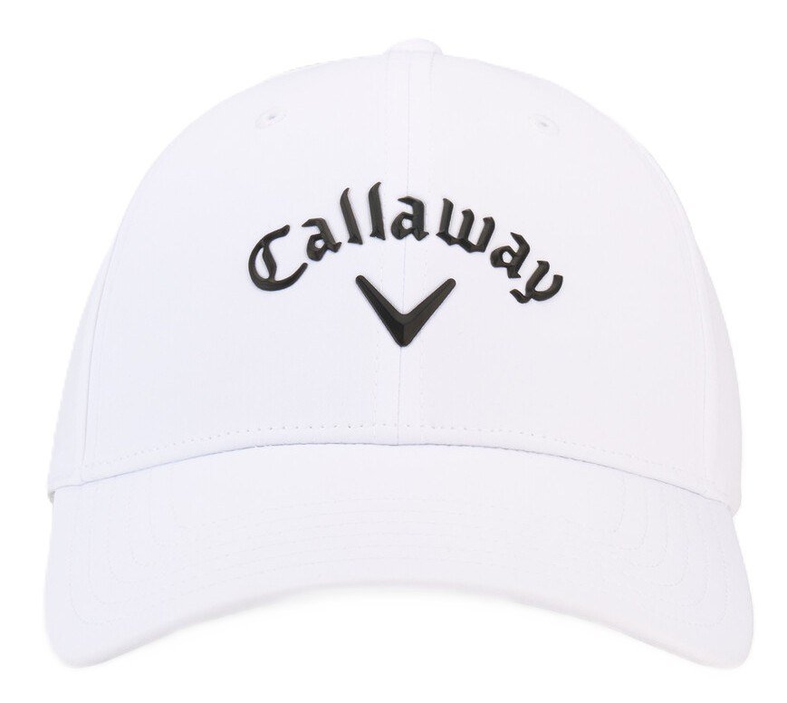 Callaway Liquid Metal gorra, blanca/negra