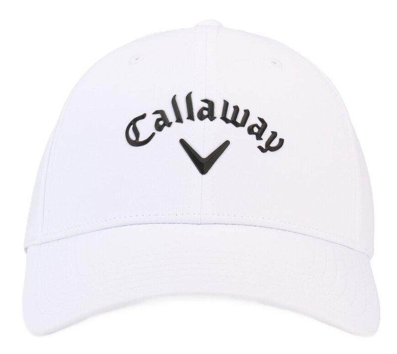 Callaway Liquid Metal gorra, blanca/negra