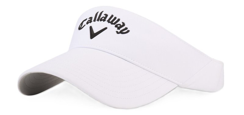 Callaway Liquid Metal visera para hombre, blanco/negro
